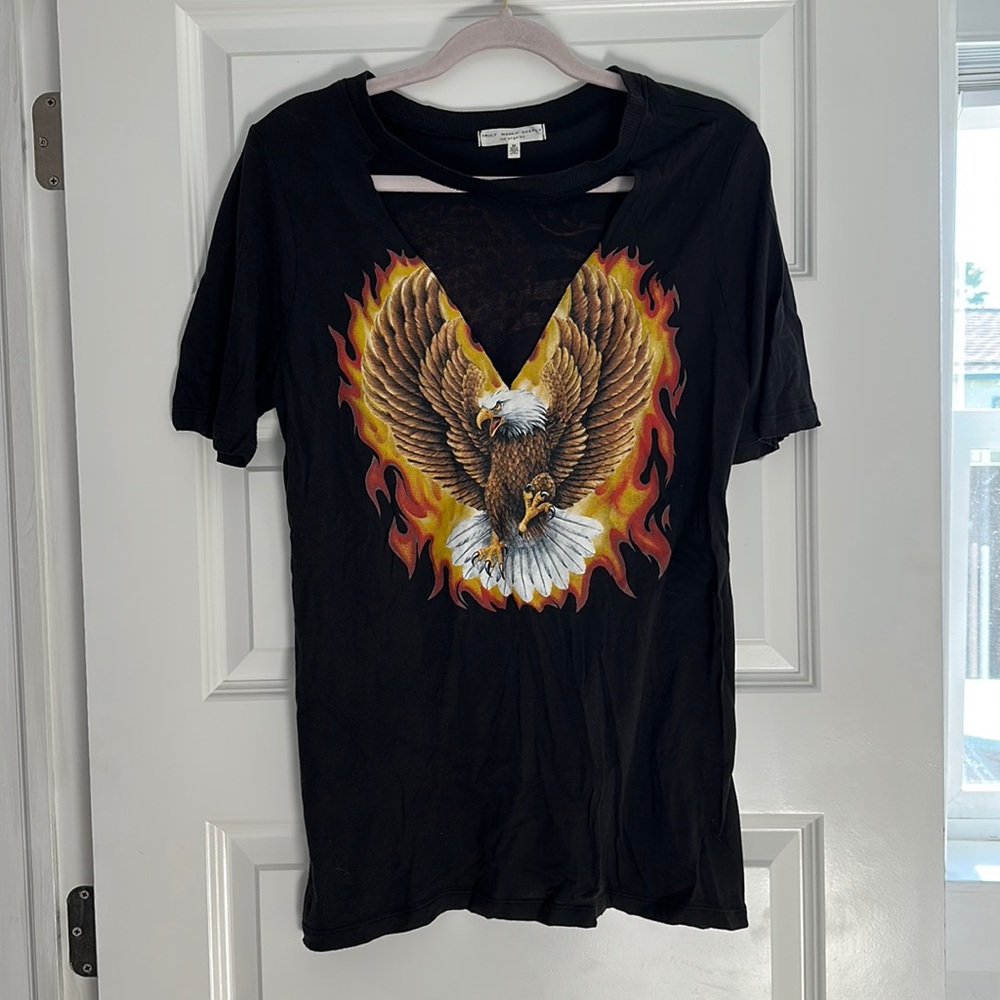 SOLD! Truly Madly Deeply cut out t-shirt